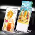 Tempered Glass Menu Board Price Table Light Box